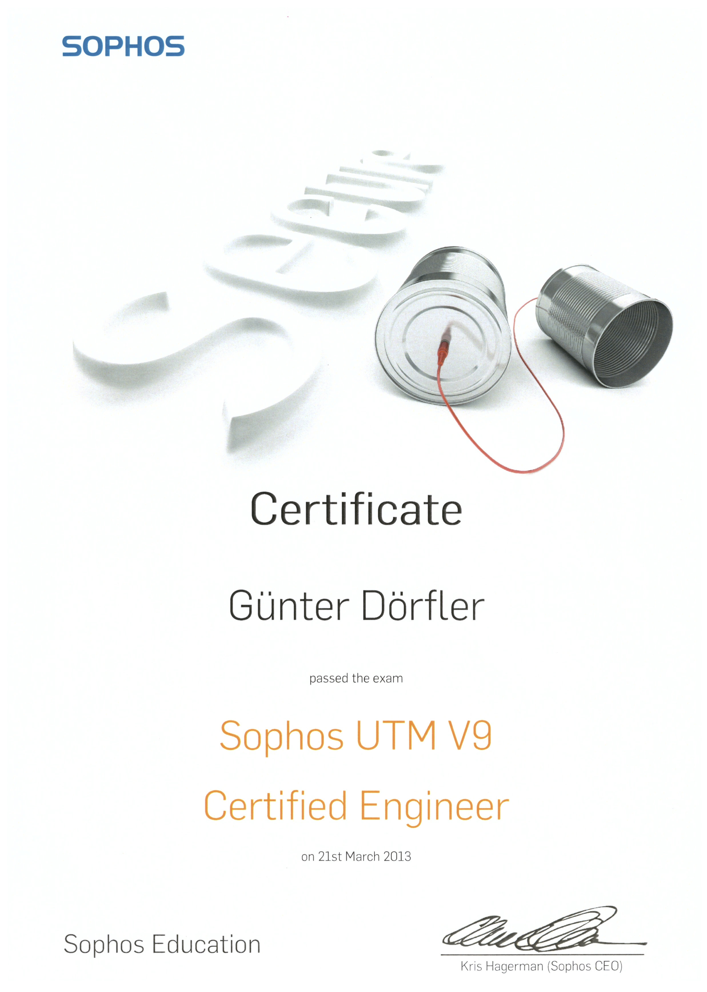 Günter Dörfler: Sophos